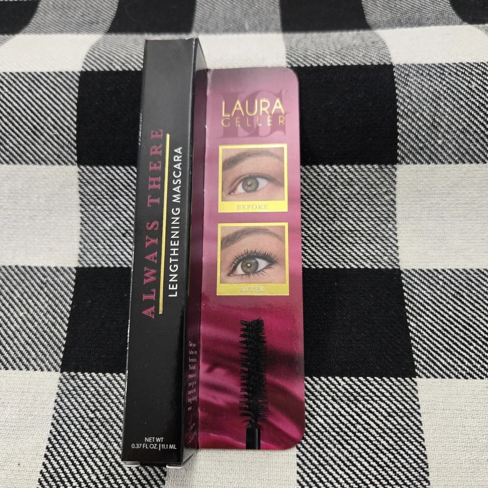 Laura Geller Always There Lengthening Mascara - Black -‎ NIB Long-Wearing